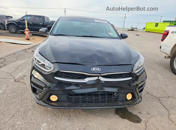 3KPF24ADXME269858 2021 KIA FORTE Black Front view
