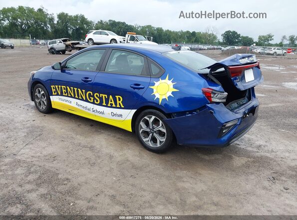 3KPF24ADXME275482 2021 KIA FORTE Blue უკანა მარცხენა