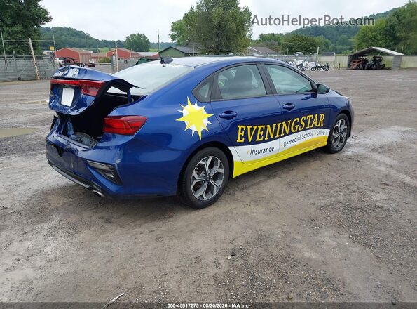 3KPF24ADXME275482 2021 KIA FORTE Blue უკანა მარჯვენა