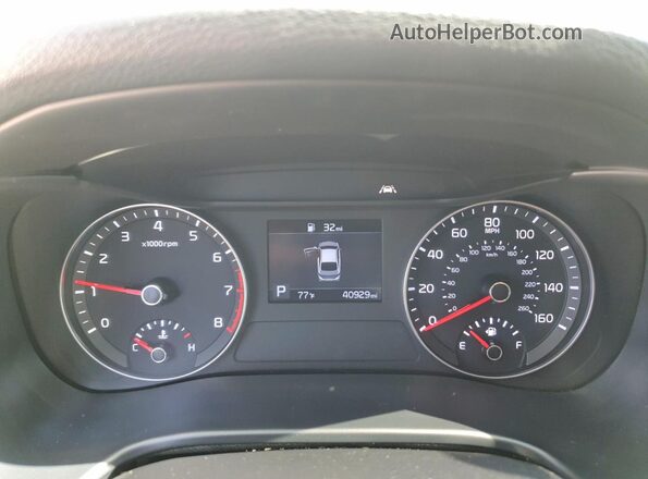 3KPF24ADXME303667 2021 KIA FORTE White Widok zestawu wskaźników