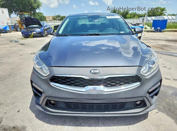 3KPF24ADXME346194 2021 KIA FORTE Gray Vista frontal