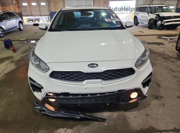 3KPF24ADXME368339 2021 KIA FORTE White Vista de la etiqueta del VIN