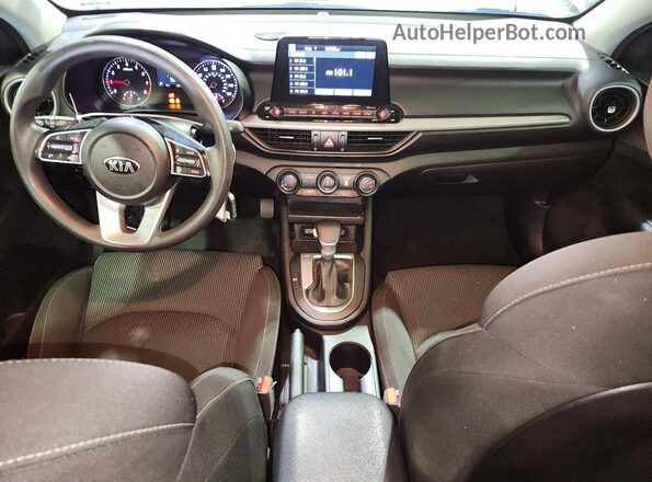 3KPF24ADXME368339 2021 KIA FORTE White Vista del salpicadero