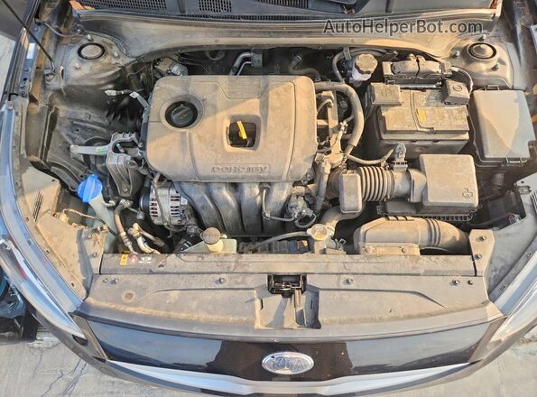 3KPF24ADXME374142 2021 KIA FORTE Black უკანა სალონის ხედი