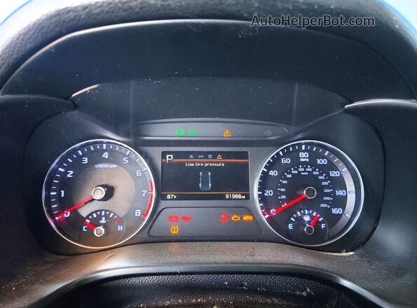 3KPF24ADXNE425513 2022 KIA FORTE White Вид щитка приладів
