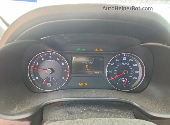 3KPF24ADXNE433112 2022 KIA FORTE Black Vista del cuadro de instrumentos