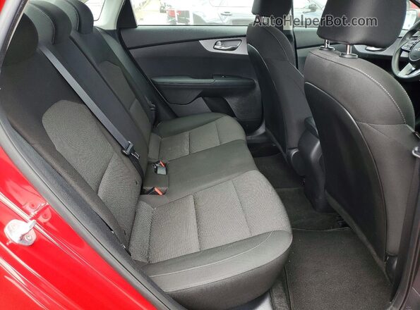 3KPF24ADXNE466109 2022 KIA FORTE Red უკანა სავარძლების ხედი