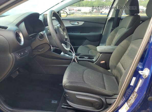 3KPF24ADXNE471505 2022 KIA FORTE Blue Front interior view