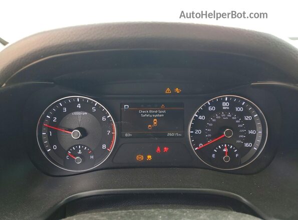 3KPF24ADXPE587063 2023 KIA FORTE White Instrument cluster view
