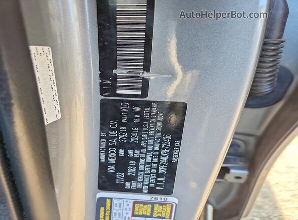 3KPF24ADXRE723436 2024 KIA FORTE Gray Widok komory silnika