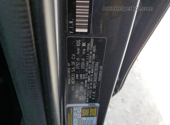 3KPF24ADXRE783944 2024 KIA FORTE Серый Вид подкапотного пространства