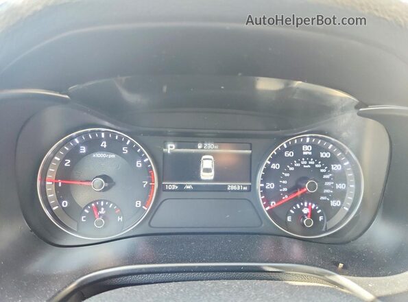 3KPF24ADXRE808390 2024 KIA FORTE Gray Widok zestawu wskaźników