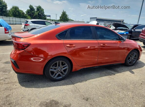 3KPF34AD0LE248576 2020 KIA FORTE Orange Задня права чверть