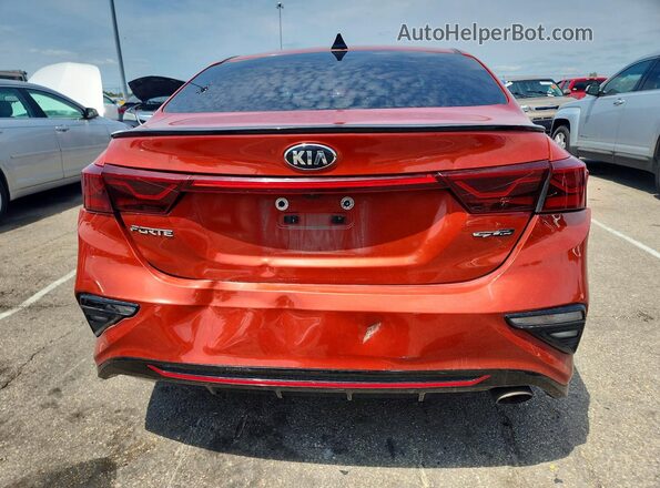 3KPF34AD0LE248576 2020 KIA FORTE Orange Вид ззаду
