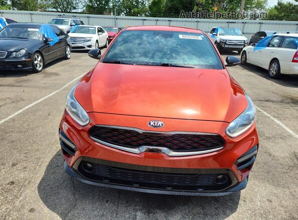 3KPF34AD0LE248576 2020 KIA FORTE Orange Вид спереду