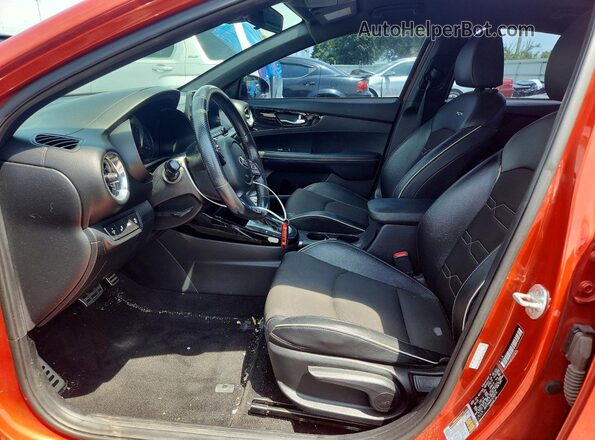 3KPF34AD0LE248576 2020 KIA FORTE Orange Вид салону спереду