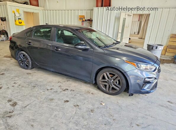 3KPF34AD0ME382943 2021 KIA FORTE Gray Przód prawy