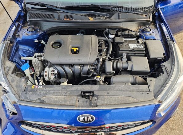 3KPF34AD0ME417870 2021 KIA FORTE Blue Vista interior trasera