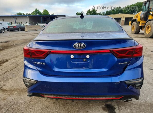 3KPF34AD0ME417870 2021 KIA FORTE Blue Vista trasera