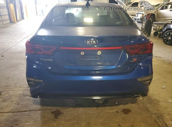 3KPF34AD1KE006166 2019 KIA FORTE Blue Vista trasera