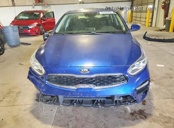 3KPF34AD1KE006166 2019 KIA FORTE Blue Vista frontal