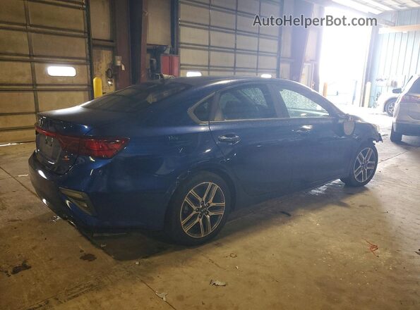 3KPF34AD1KE006166 2019 KIA FORTE Blue Trasero derecho