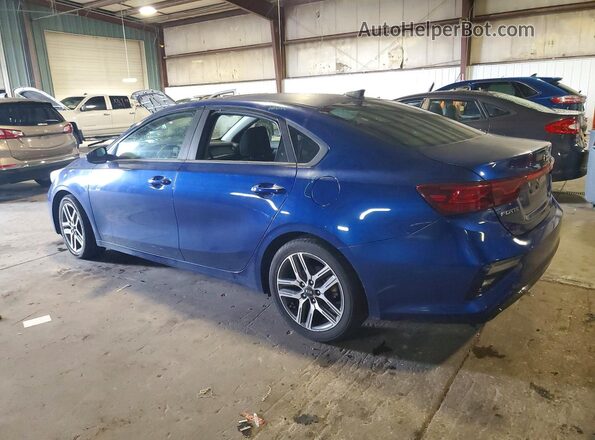 3KPF34AD1KE006166 2019 KIA FORTE Blue Trasero izquierdo