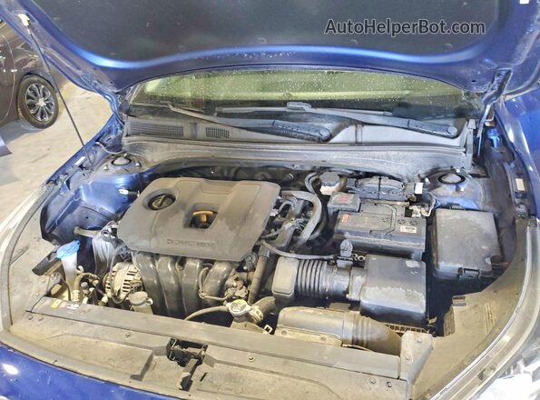 3KPF34AD1KE006166 2019 KIA FORTE Blue Vista interior trasera