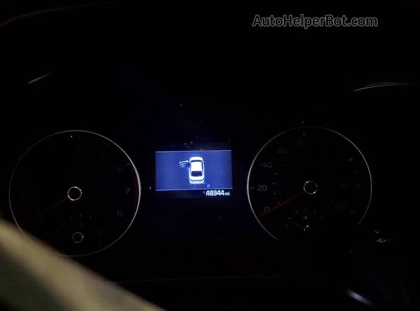 3KPF34AD1KE006166 2019 KIA FORTE Blue Vista del cuadro de instrumentos