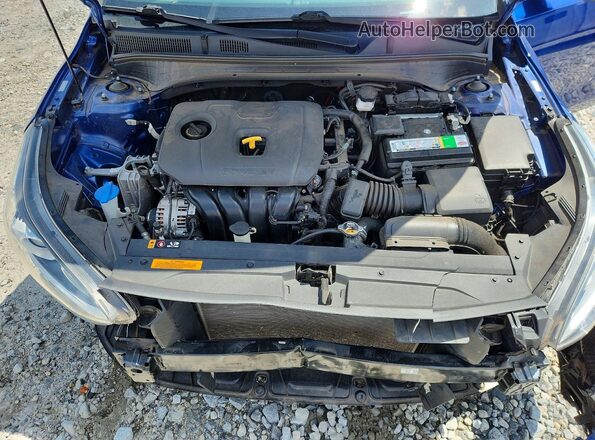 3KPF34AD1LE252149 2020 KIA FORTE Blue Rear interior view