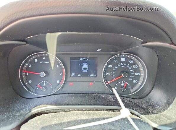 3KPF34AD1LE252149 2020 KIA FORTE Blue Instrument cluster view