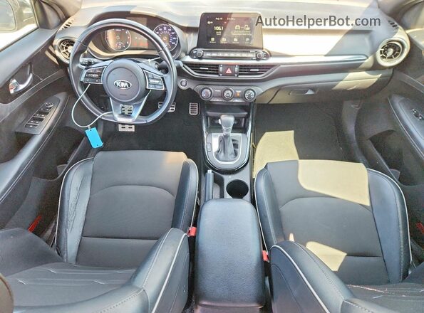 3KPF34AD1ME317664 2021 KIA FORTE Gray წინა პანელის ხედი