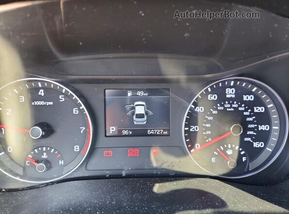 3KPF34AD1ME317664 2021 KIA FORTE Gray ხელსაწყოთა პანელის ხედი