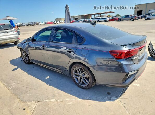 3KPF34AD1ME317664 2021 KIA FORTE Gray უკანა მარცხენა