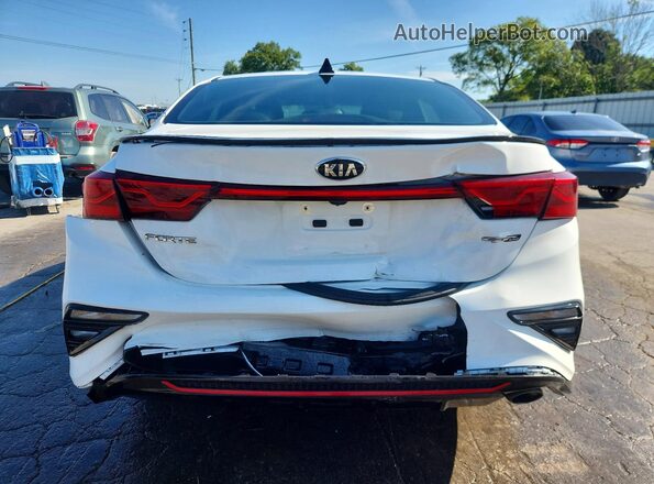 3KPF34AD1ME388184 2021 KIA FORTE White Вид ззаду