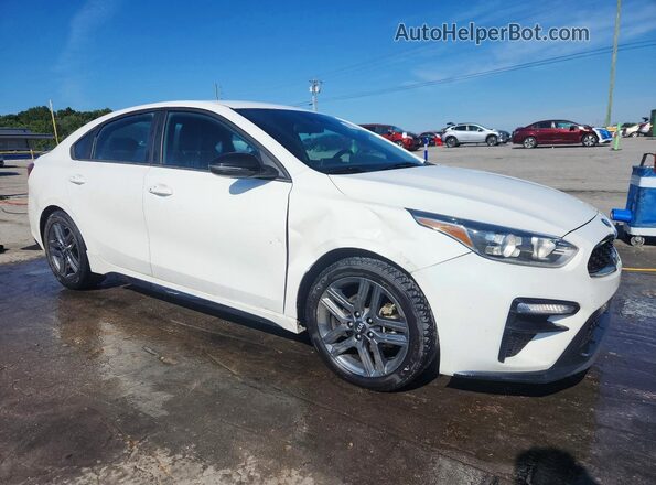 3KPF34AD1ME388184 2021 KIA FORTE White Передня права чверть