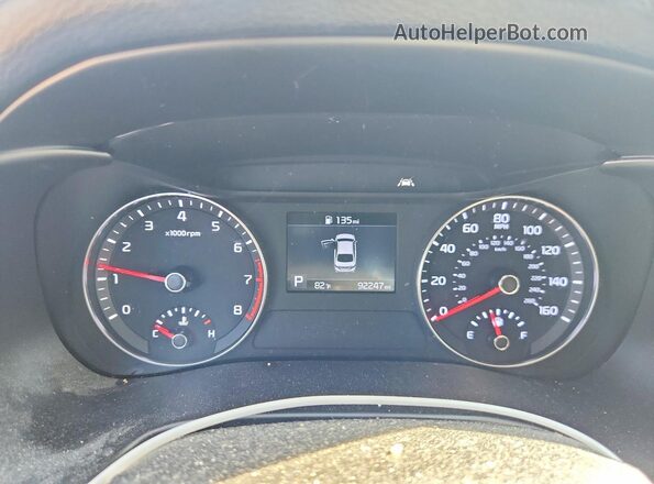 3KPF34AD1ME388184 2021 KIA FORTE White Вид щитка приладів