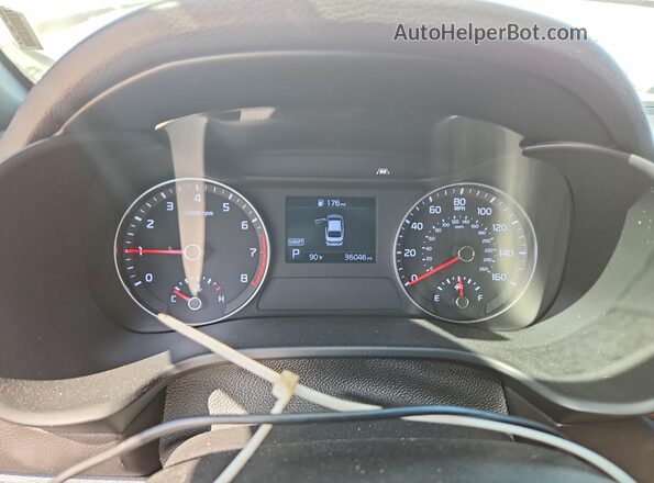 3KPF34AD1ME394468 2021 KIA FORTE White Instrument cluster view