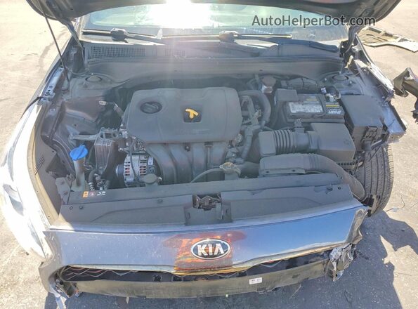 3KPF34AD2LE228779 2020 KIA FORTE Gray უკანა სალონის ხედი