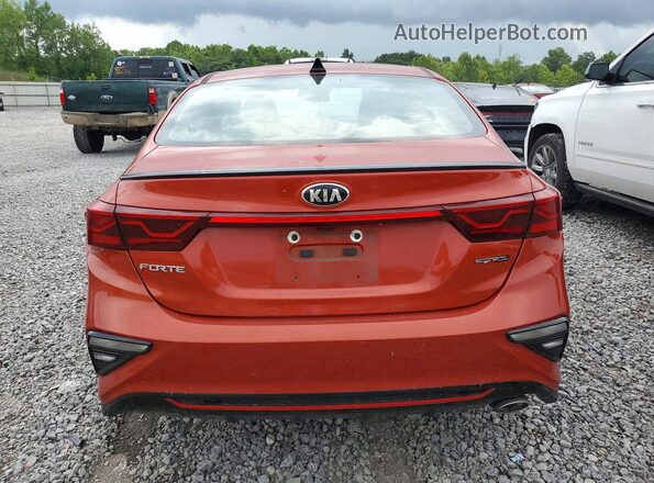 3KPF34AD2ME318984 2021 KIA FORTE Orange Widok z tyłu