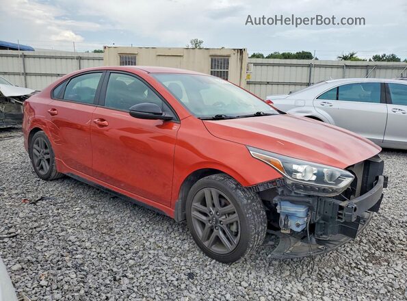 3KPF34AD2ME318984 2021 KIA FORTE Orange Przód prawy