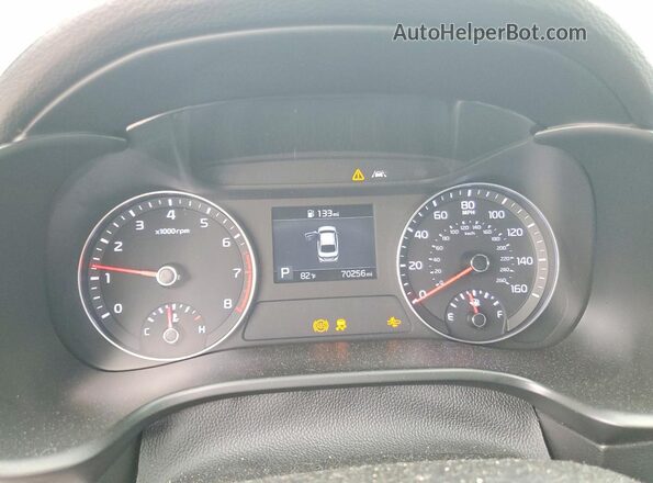 3KPF34AD2ME318984 2021 KIA FORTE Orange Widok zestawu wskaźników
