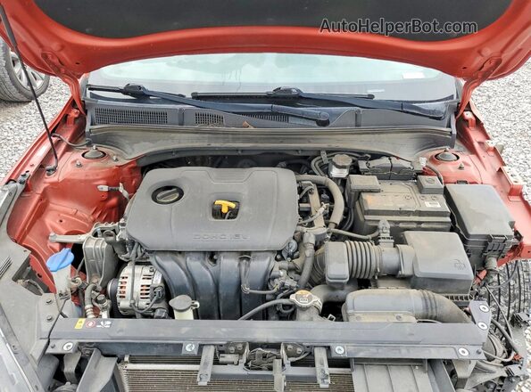 3KPF34AD2ME318984 2021 KIA FORTE Orange Widok wnętrza z tyłu