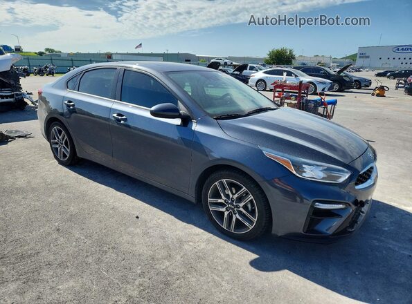 3KPF34AD3KE013846 2019 KIA FORTE Серый Передняя правая четверть