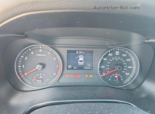 3KPF34AD3KE013846 2019 KIA FORTE Серый Вид щитка приборов