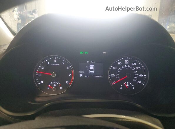 3KPF34AD3KE015693 2019 KIA FORTE Черный Вид щитка приборов