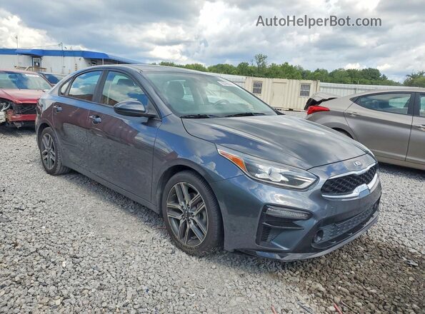 3KPF34AD3KE021574 2019 KIA FORTE Серый Передняя правая четверть