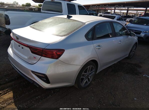 3KPF34AD3KE028282 2019 KIA FORTE Серебряный Задняя правая четверть