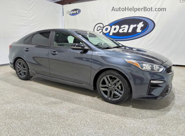 3KPF34AD3LE151954 2020 KIA FORTE Gray Front right
