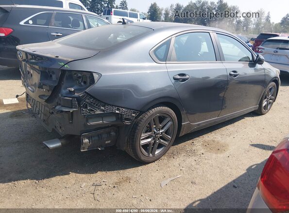 3KPF34AD3ME377378 2021 KIA FORTE Черный Задняя правая четверть